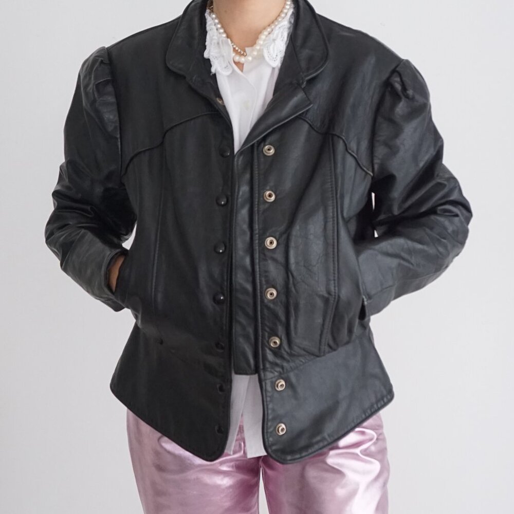 Classic Black Leather Jacket